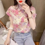 애니율 여성 여름 쉬폰 블라우스 셔츠 G4194 : 애니율