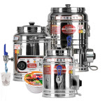 [국내산 소비전력절감기술] 업소용 스텐 전기물끓이기 전기물통 보온물통 장국통 육수통 온수통 6호 : 감성모다