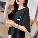 애니율 여성 여름 캐주얼 시원한 오버핏 티셔츠 G4212 : 애니율