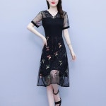 애니율 여성 여름 스팽글 망사 원피스 G4230 : 애니율