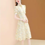 애니율 여성 여름 플리츠 쉬폰 원피스 G4225 : 애니율