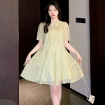 애니율 여성 여름 시원한 벌룬 소매 원피스 G4257 : 애니율