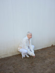 낫띵에브리띵 NOTHING EVERYTHING KNITTED SCARF IN WHITE : TRIPLESTORE