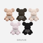 [GOLFUN] 더블엑스베어 큐빅 볼마크 볼마커 버디용품 골프선물 : GolFUN