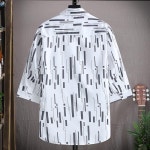 애니율 남성 여름 시원한 7부 소매 셔츠 남방 G4288 : 애니율