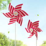 컬러팝 스트라이프 바람개비 10p세트 행사 축제용 : 풍성한정원