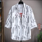 애니율 남성 여름 시원한 7부 소매 셔츠 남방 G4288 : 애니율