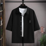 애니율 남성 여름 시원한 셔츠 남방 반바지 세트 G4295 : 애니율