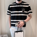 애니율 남성 여름 패션 스트라이프 티셔츠 G4326 : 애니율