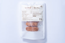 수제돈까스 500g 치즈돈까스 600g 치킨까스 320g 국내산 한돈 생등심 에어프라이어용 : 바사삭튀겨진돈까스