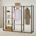 우드빌 드레스룸시스템행거 옷장 G6036/G8036 화이트오크 : 우드빌 드레스룸가구