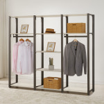 우드빌 드레스룸시스템행거 옷장 G6033/G8033 화이트오크 : 우드빌 드레스룸가구