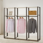 우드빌 드레스룸시스템행거 옷장 G6031/G8031 화이트오크 : 우드빌 드레스룸가구