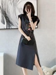 애니율 여성 여름 시원한 트임 원피스 G4436 : 애니율
