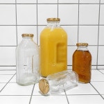 빈티지 훼미리 델몬트 물병 쥬스병 유리물병 유리병 : 홍귤마켓