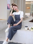 애니율 여성 여름 반팔 티셔츠 점프슈트 세트 G4468 : 애니율