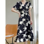 애니율 여성 여름 시원한 브이넥 원피스 G4517 : 애니율