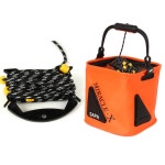 워킹 루어낚시 각종채집 살림통 두레박 오렌지 22 추천 해루질가방 : 브릿지로드