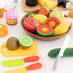 플레이맥스 야채 과일자르기 38종 + 2종 추가 주방놀이 소꿉놀이 세트 : 플레이맥스