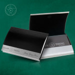 글로씽 명함케이스 이니셜 로고 각인 가죽 지갑 홀더 회사단체선물 : 글로씽