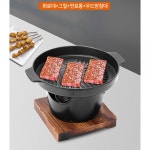 미니 화로대 세트 고체연료 5개포함 1인 혼밥 화로대 : 몽실이집