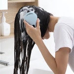 실리콘 두피 헤어 마사지 클렌징 간지러움 핸드 브러쉬 : 멀티스토어즈