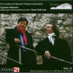 [CD] Cyprien Katsaris / 이윤국 - 모차르트 피아노 협주곡 전곡 4집 - 16, 21번 (Mozart The Complete Piano Concertos V... : 예스24
