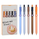 고양이펜 고양이젤리발바닥펜 젤 중성 필기구 5개세트 : 팬시샵