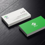 뒷면 초록색이 건강한 보성군청명함 보성군명함 : 디자인 밥