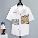 애니율 남성 여름 빅사이즈 프린트 셔츠 남방 G4742 : 애니율