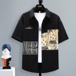 애니율 남성 여름 빅사이즈 프린트 셔츠 남방 G4742 : 애니율
