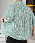 애니율 남성 여름 빅사이즈 체크 남방 셔츠 G4752 : 애니율