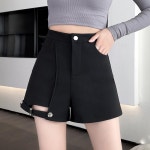 애니율 여성 여름 A라인 블랙 반바지 G4781 : 애니율