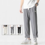 애니율 남성 여름 시원한 캐주얼 9부 밴딩 바지 G4775 : 애니율