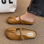 애니율 여성 여름 패션 플랫 뮬 슬리퍼 G4820 : 애니율