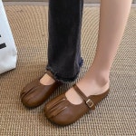 애니율 여성 여름 패션 플랫 뮬 슬리퍼 G4820 : 애니율