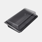 사각포장용기 / 김밥 - 한줄/두줄 세트 / 1박스 뚜껑+용기 세트 : 와이지팩