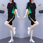 애니율 여성 여름 티셔츠 반바지 상하의 세트 G4945 : 애니율