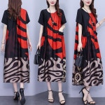 애니율 여성 여름 시원한 빅사이즈 롱 원피스 G4942 : 애니율