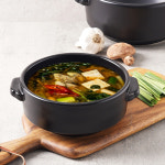세라믹 웰빙 뚝배기 1호 무균열 업소용 미니 계란찜 된장 찌개 삼계탕 : 카페에떼르
