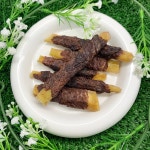 [한입멍] 말고기소떡심말이(50g) 부산강아지간식 부산수제 오래먹는 : 한입멍