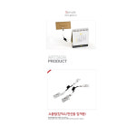 아트사인 쇼클립 집게소 전선줄 집게중 22x182 2개입 G9011 3949 : 온누리문구