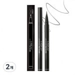맥퀸뉴욕 워터프루프 펜 아이라이너 0.6g 딥 블랙 2개 one option : 에이빔
