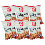 고구마형 과자 135g x 6팩 달콤고소바삭 추억의스낵 사무실탕비실 회사회의실간식 : MS스포츠