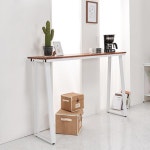 홈카페 모던 인테리어 높은 폭좁은 원목 테이블 홈바 술집 긴 미니멀 심플 : IVY퍼니처