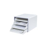 디럭스 오픈형 서류함 4단 280040/구13105 GR 그레이 : 브라우니박스18