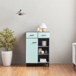 카페 탕비실 트레이 서랍 오픈형 수납장(600) 키큰장 세련된 튼튼한 디자인 : IVY퍼니처