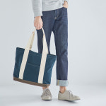 숄더백 캔버스 에코백 출근 아이패드 PEACH CANVAS BAG 여행가방 : 아이띵소