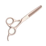반려동물 컬러 미용 숱가위 로즈골드 애견 틴닝가위 : 아토즈스토어