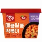 떡볶이의신 매콤달콤떡볶이 동원 160G x 16개 : 마켓펀치